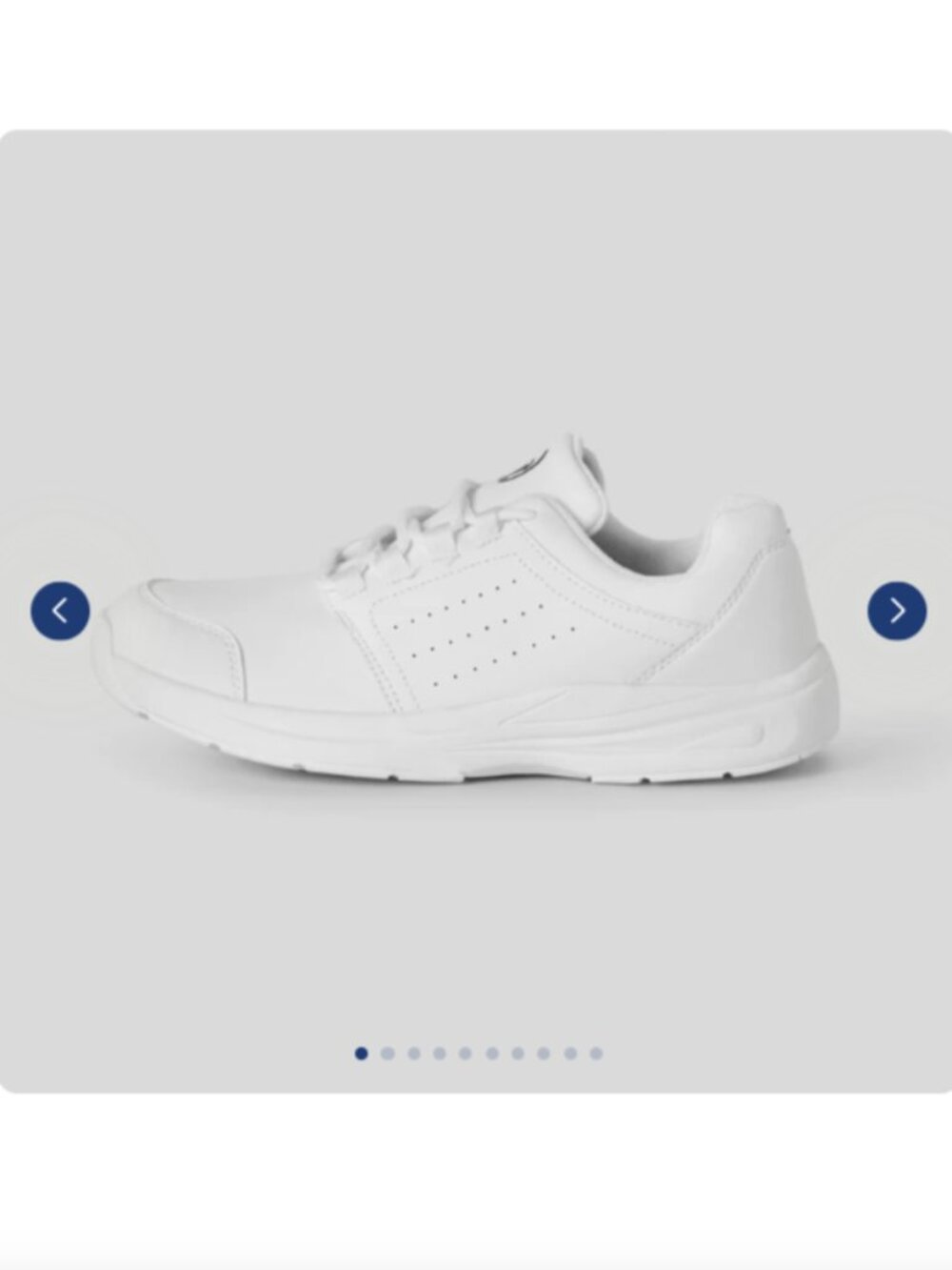 Comfort Wear Stride Cushion Sneaker Shoes Size 8 White Excellent Condition